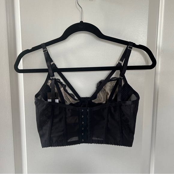 NWT Dita Von Teese Madame X Longline Underwire Bra — Size 34A - Picture 3 of 5